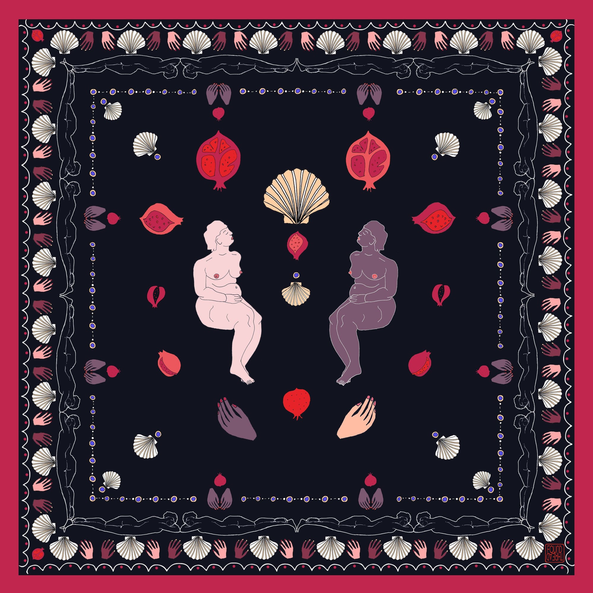 Silk Scarves - Female Forms