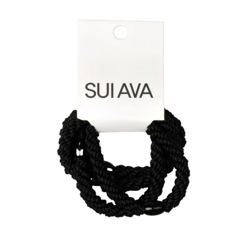 Hair Bands 4 Pack - Black Beauty