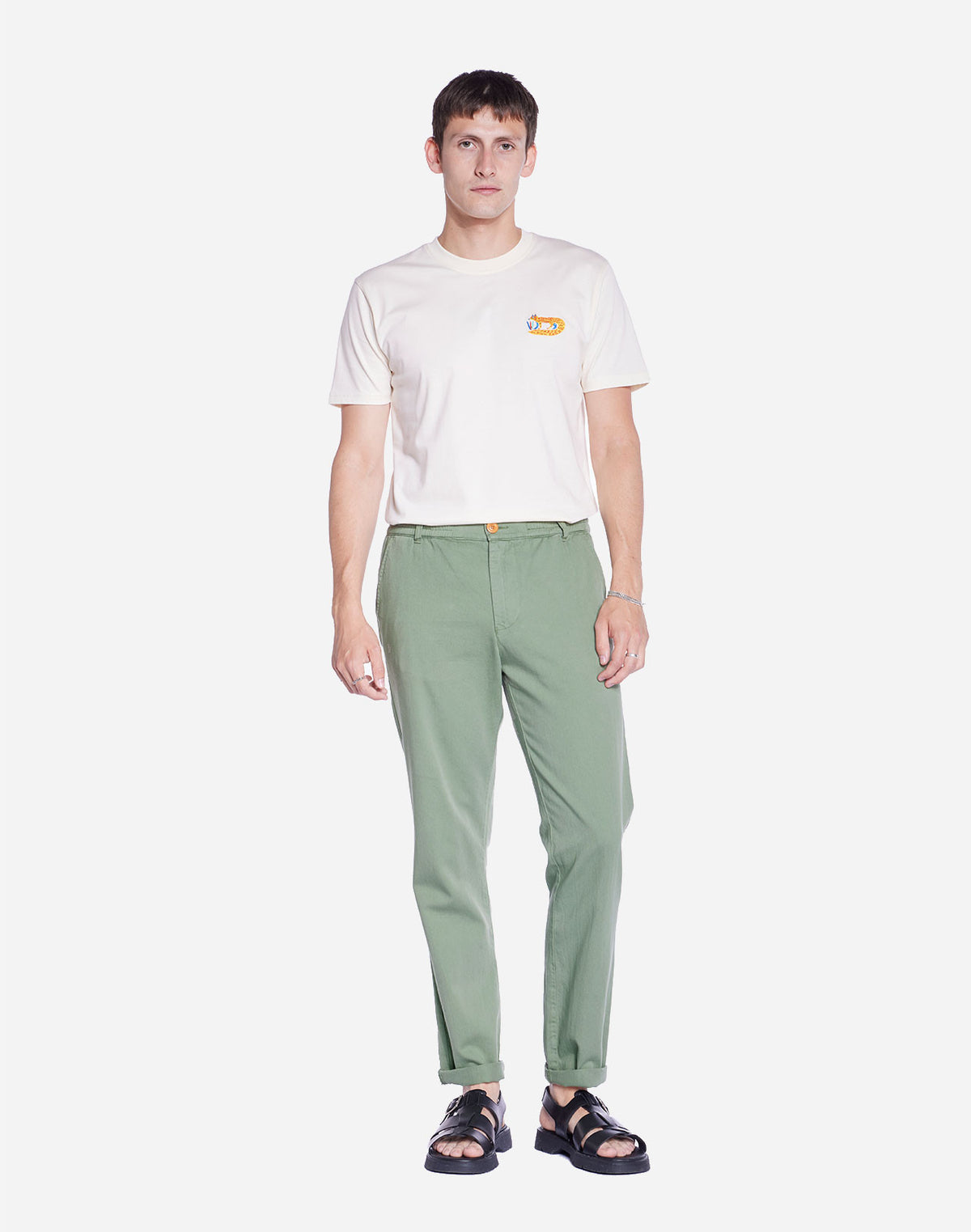 Chino Trousers - Sage Green