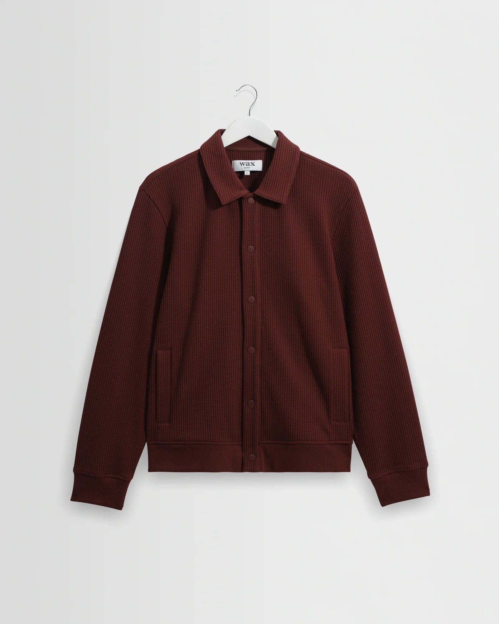 Hays Jersey Overshirt - Dark Burgundy