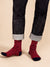 Nautical Striped Men's Crew - Navy/Red