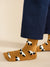 Downward Panda Men's Crew - Ochre