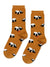 Downward Panda Men's Crew - Ochre