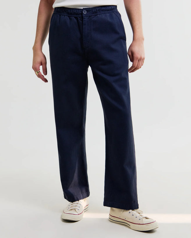 Hyde Trouser Organic Cotton Twill - Navy