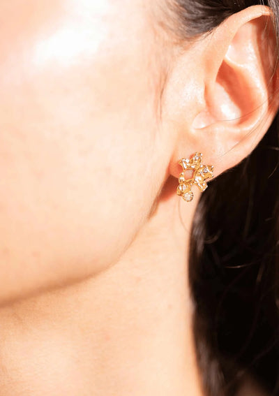 Ilium Gilded Earrings - Gold