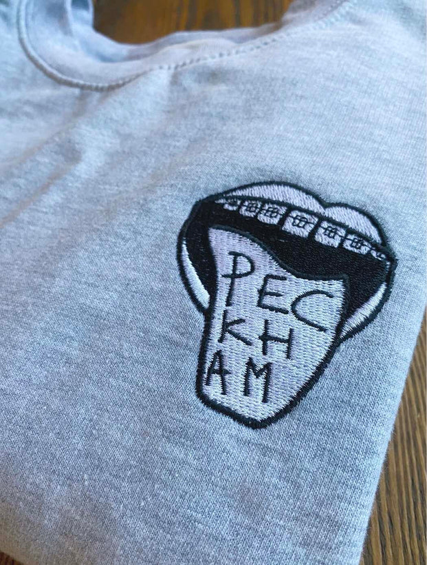 Peckham Mouth Kids Sweatshirt - Grey