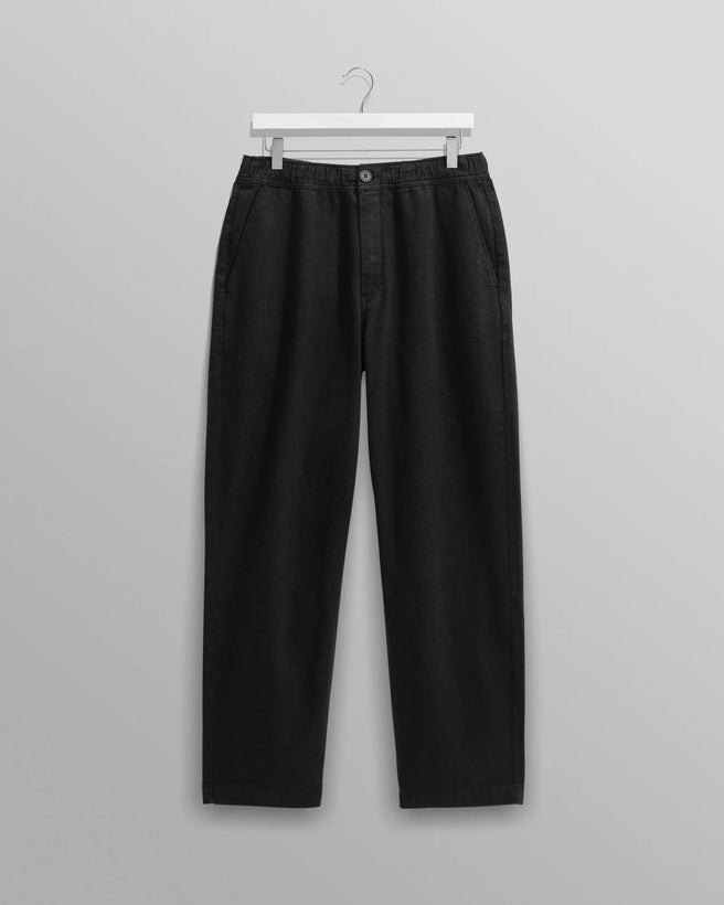 Kurt Trouser Organic Cotton Twill - Black
