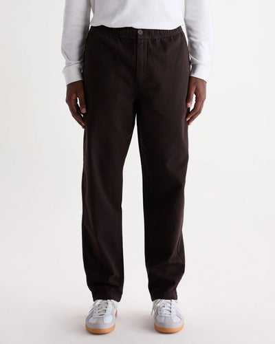 Kurt Trouser Organic Cotton Twill - Dark Brown