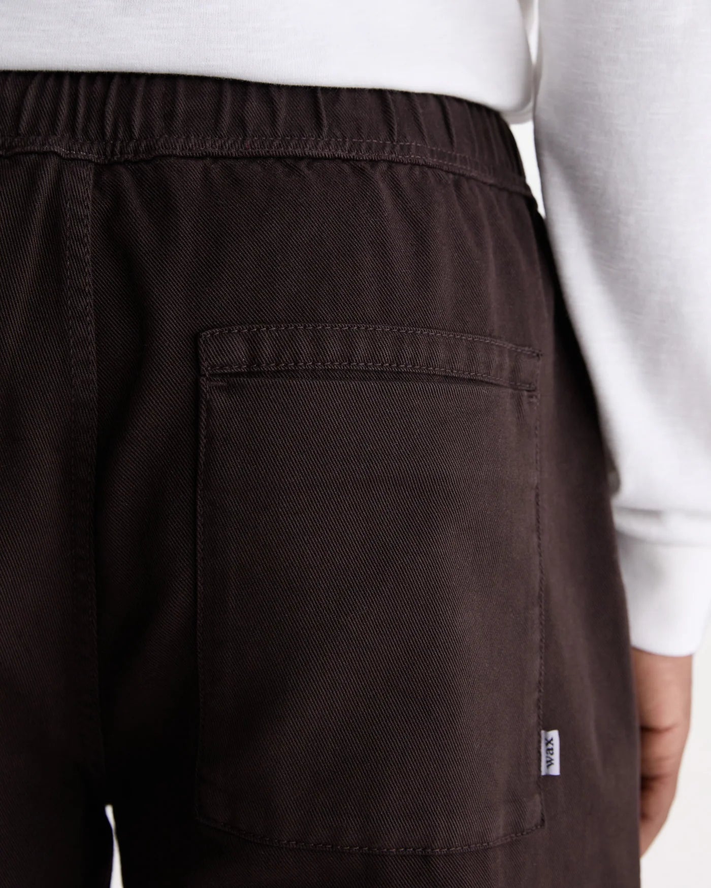 Kurt Trouser Organic Cotton Twill - Dark Brown