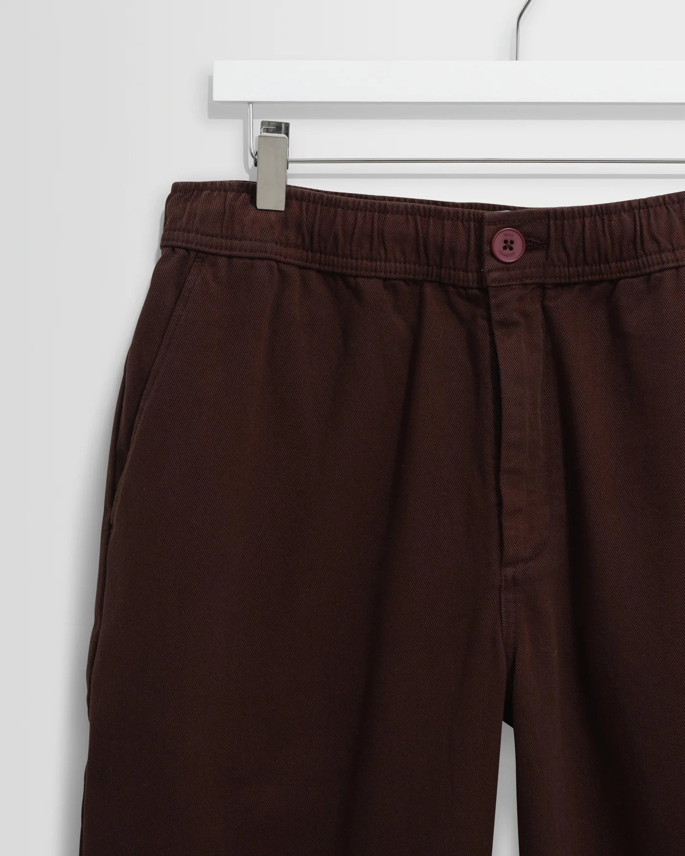Kurt Trouser Organic Cotton Twill (Longer Length) - Dark Brown