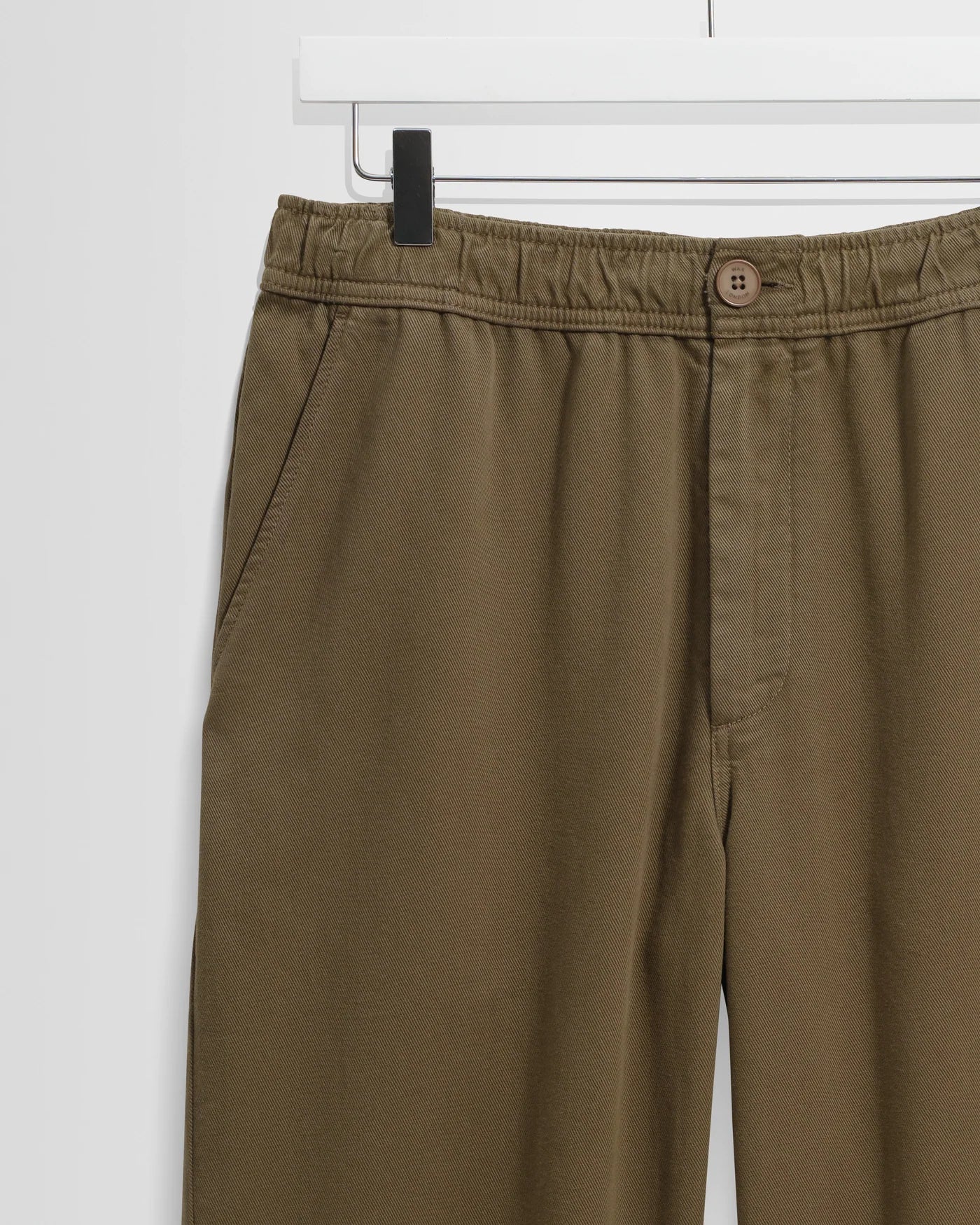 Kurt Trouser Organic Cotton Twill - Dark Khaki