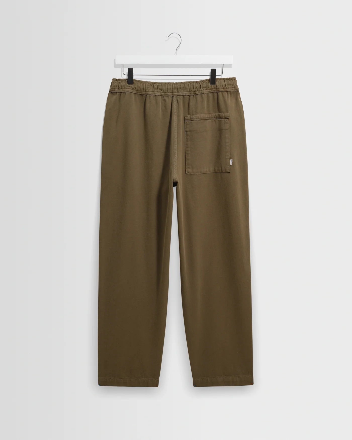 Kurt Trouser Organic Cotton Twill - Dark Khaki