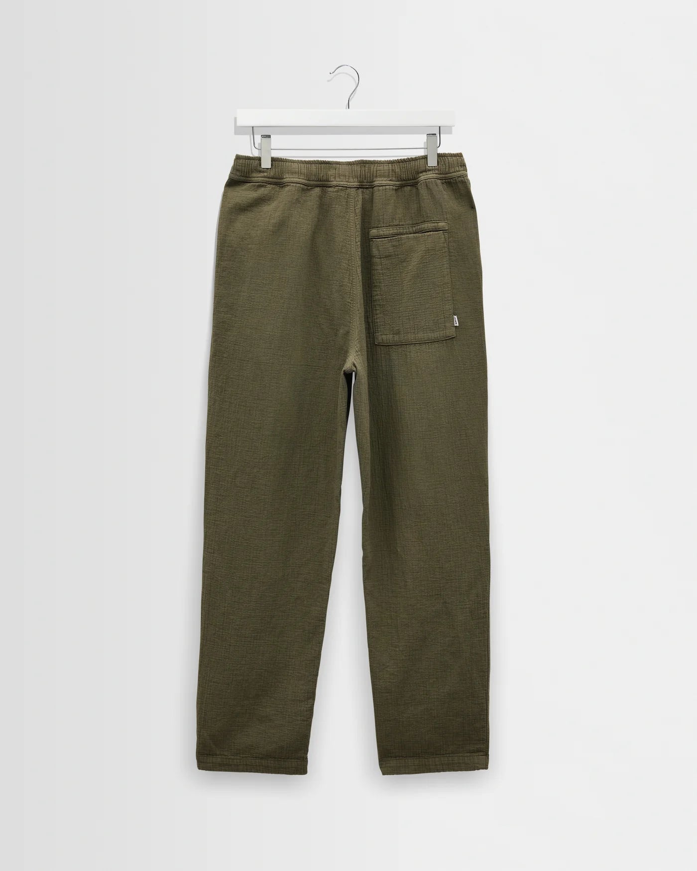 Kurt Trouser Cotton Linen Crinkle - Khaki