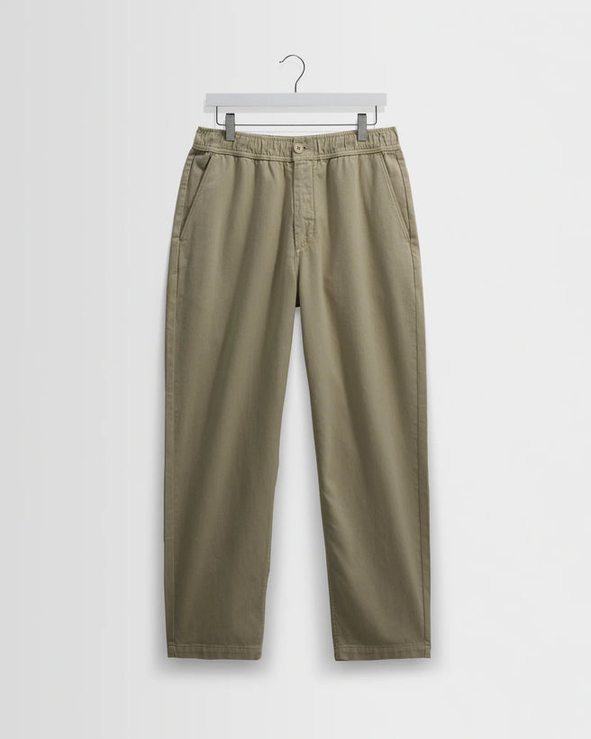 Kurt Trouser Organic Cotton Twill - Light Khaki