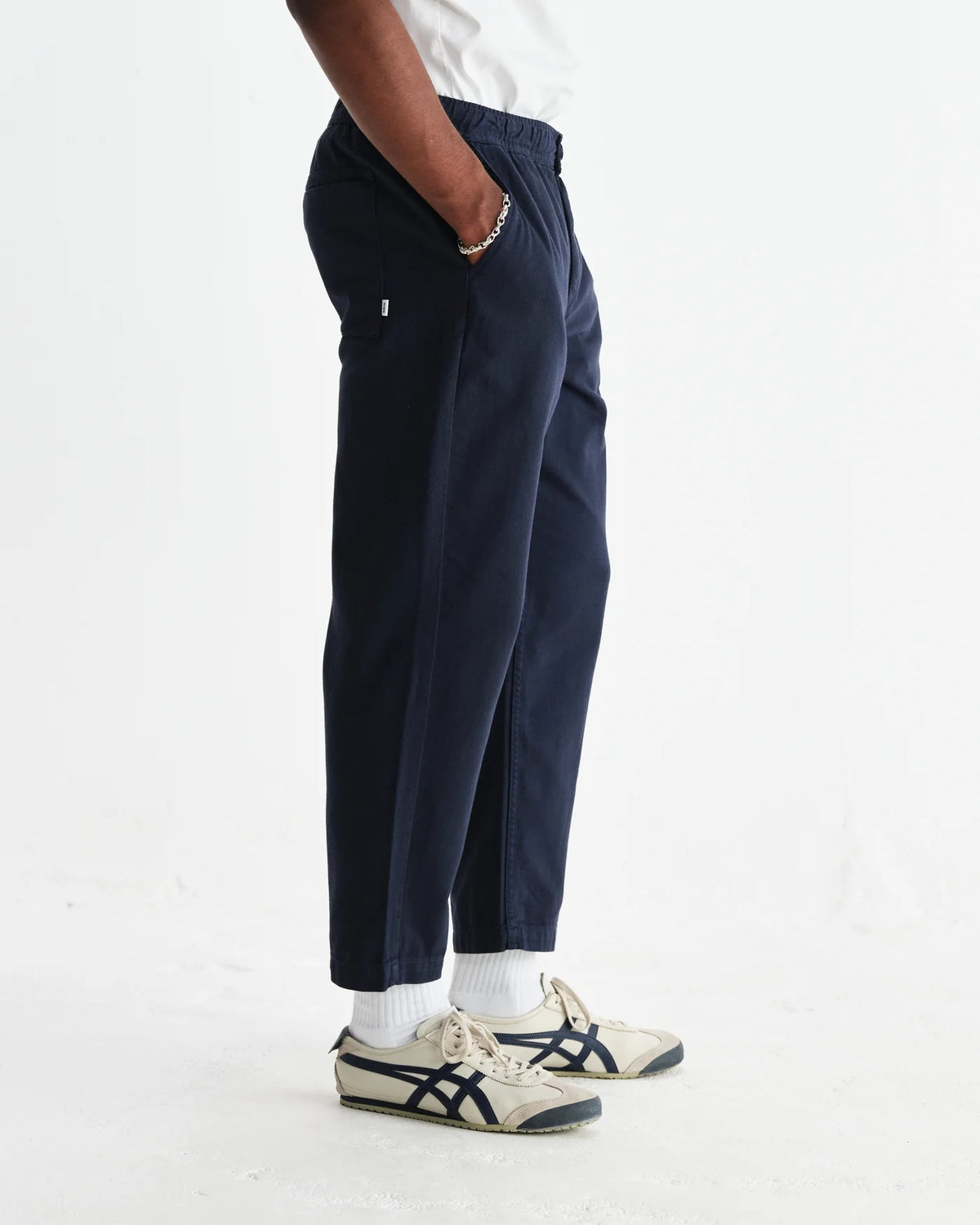 Kurt Trouser Organic Cotton Twill - Navy