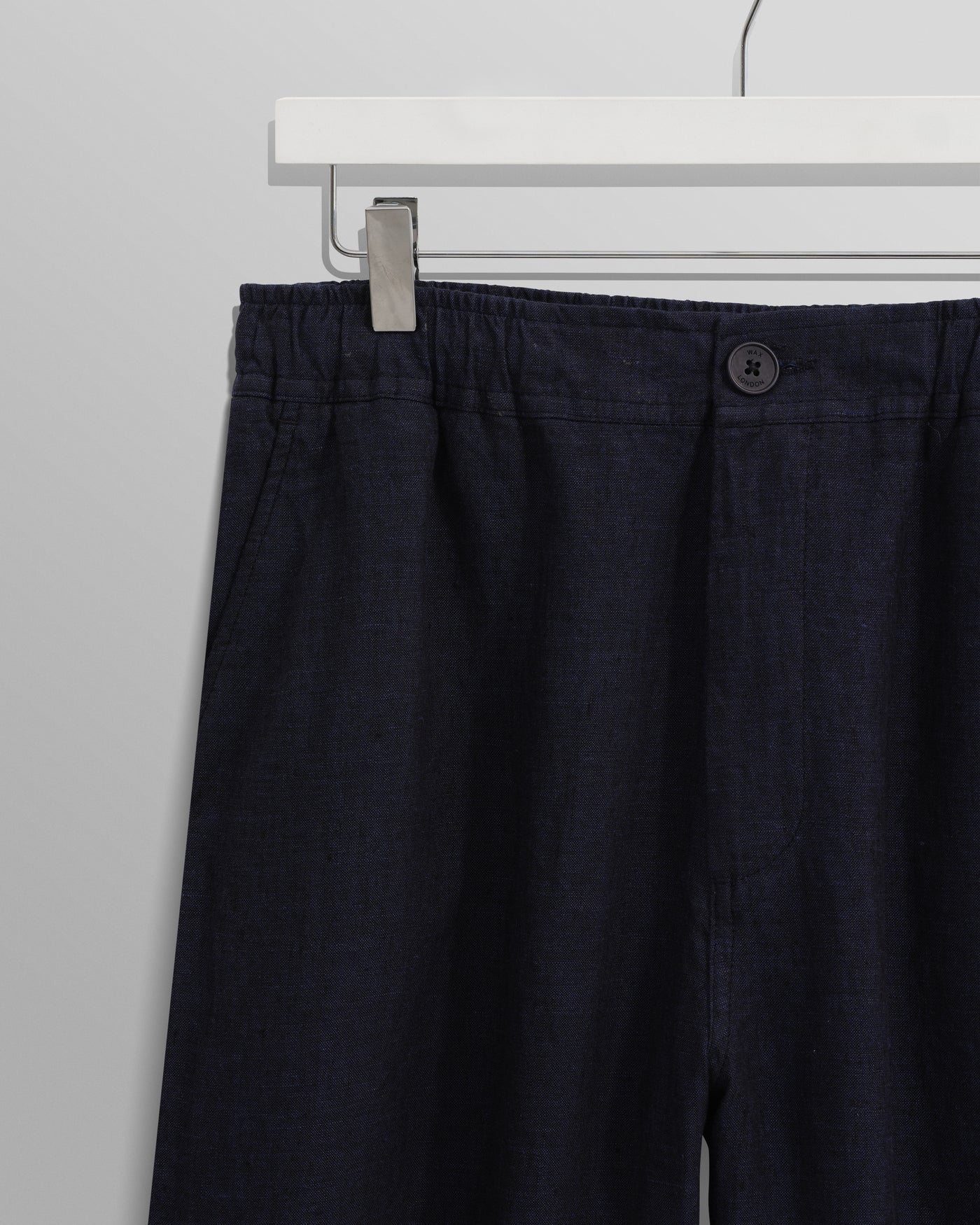 Kurt Trouser Washed Linen - Two - Tone Navy