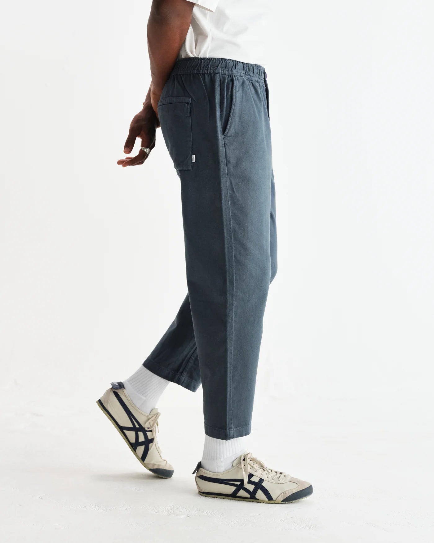 Kurt Trouser Organic Cotton Twill  - Petrol Blue