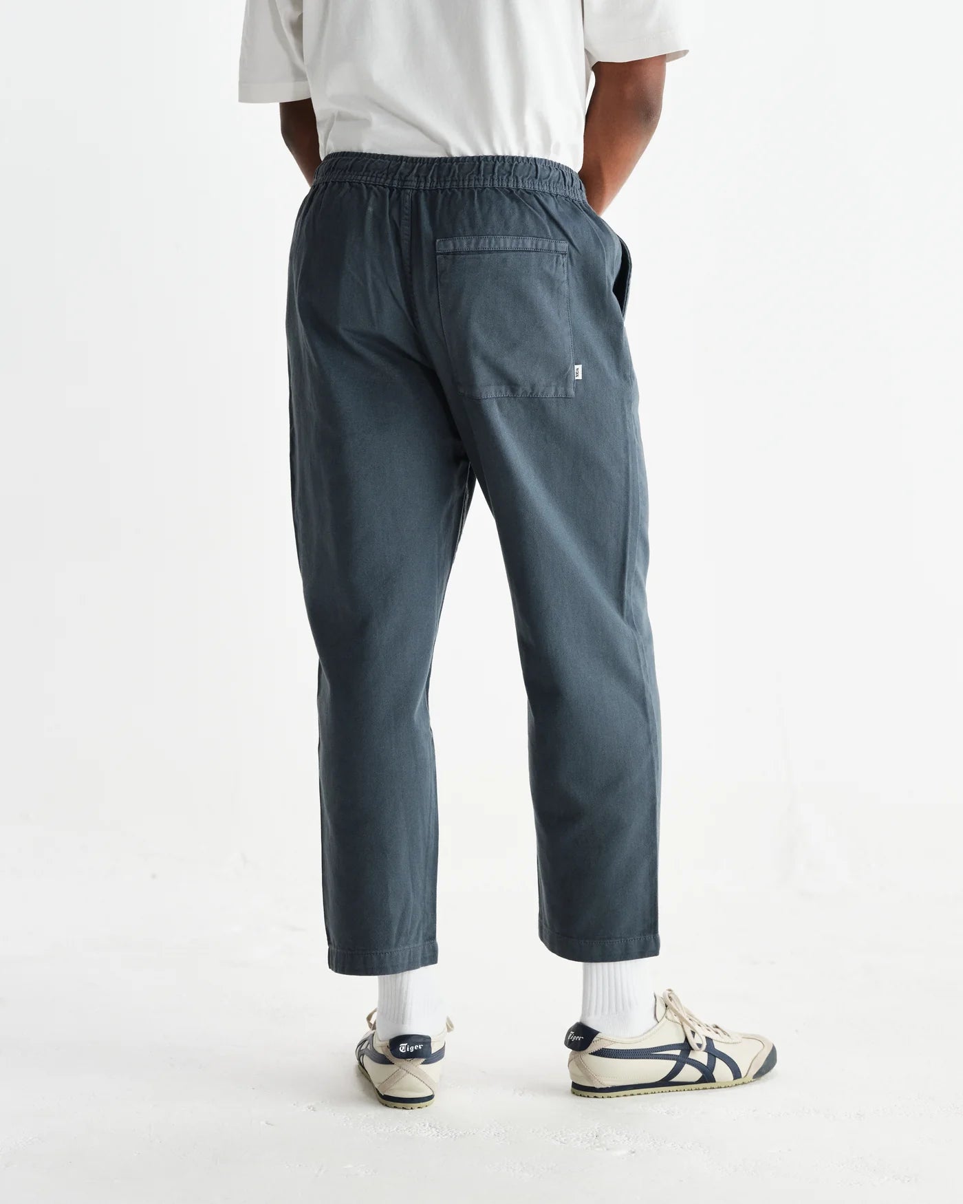 Kurt Trouser Organic Cotton Twill  - Petrol Blue