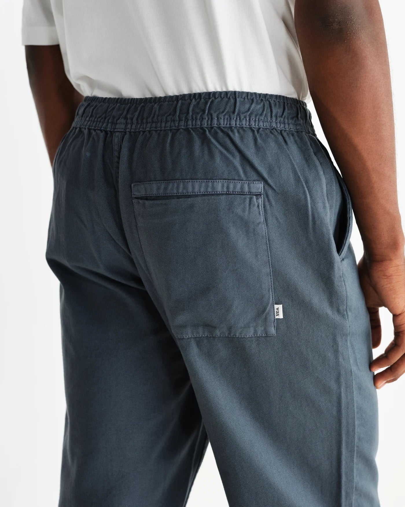 Kurt Trouser Organic Cotton Twill  - Petrol Blue