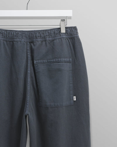 Kurt Trouser Organic Cotton Twill  - Petrol Blue