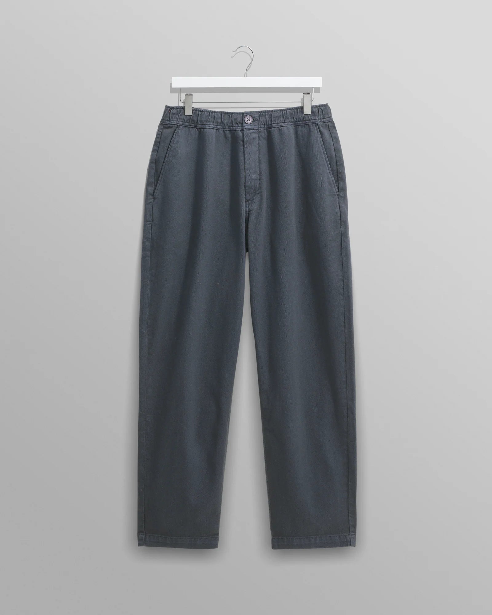 Kurt Trouser Organic Cotton Twill  - Petrol Blue