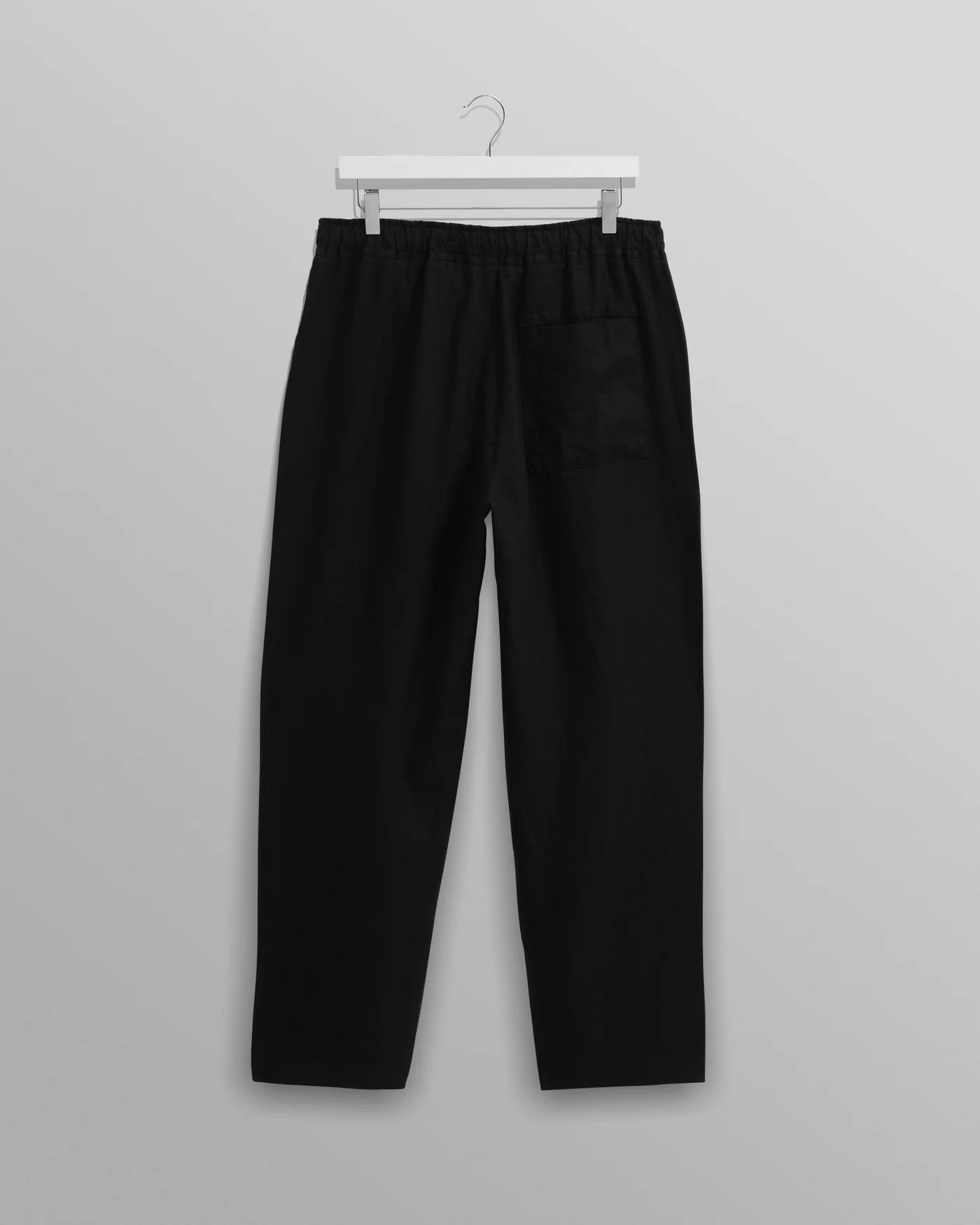 Kurt Trouser Washed Linen - Black