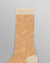Slub Cotton Socks - Orange