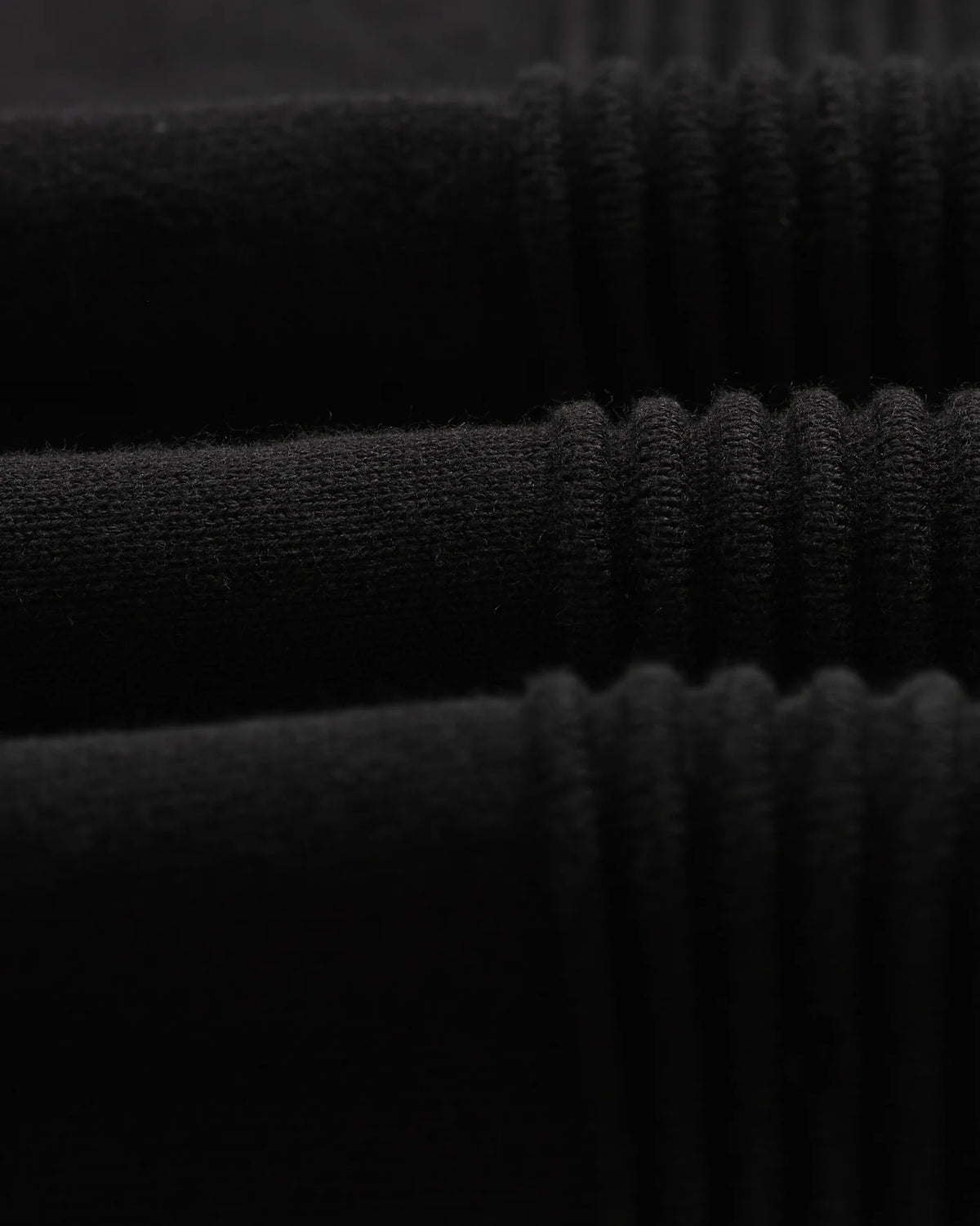 Lennox  Striped Zip Polo - Black