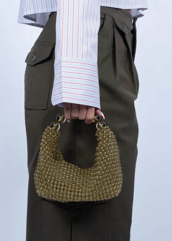 Slouchy B Bag - Green Grape