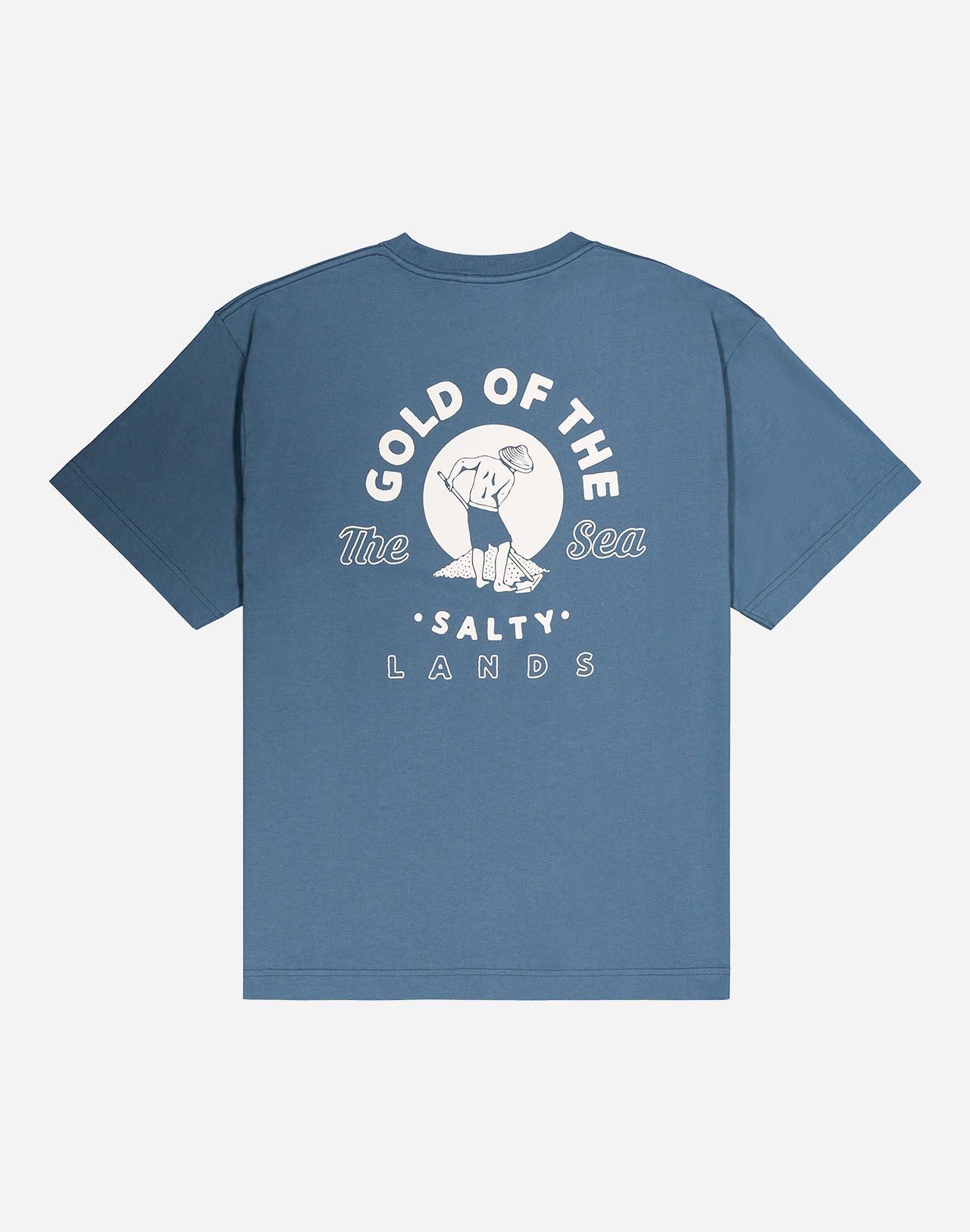 Gold T-Shirt - Steel Blue