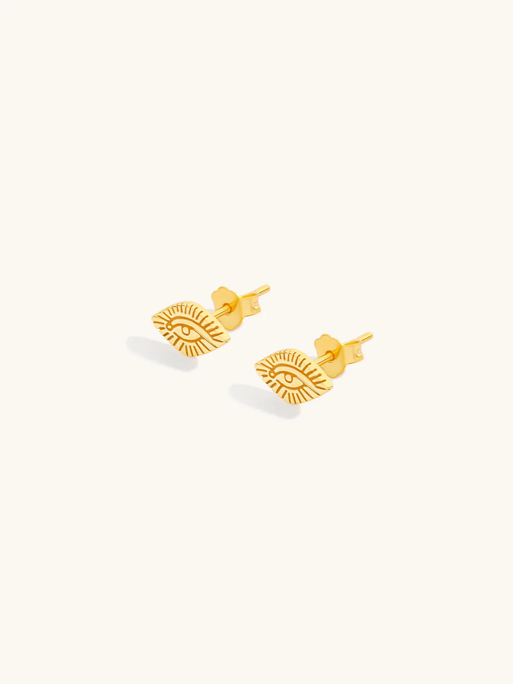 Lumen Evil Eye Studs - Gold Plating