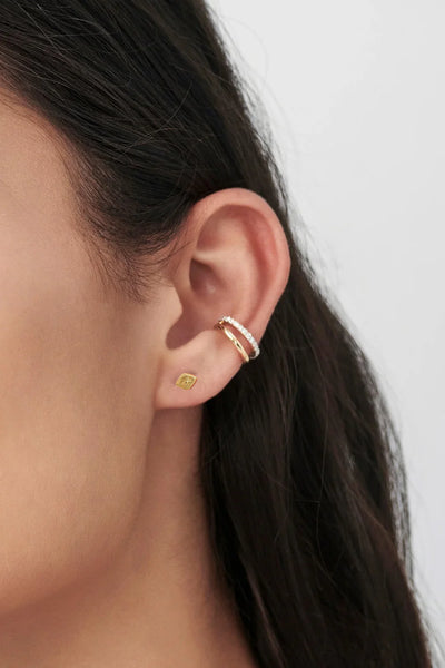 Lumen Evil Eye Studs - Gold Plating