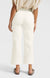 Mid Waist Denim w. Roll-Up - Pure White
