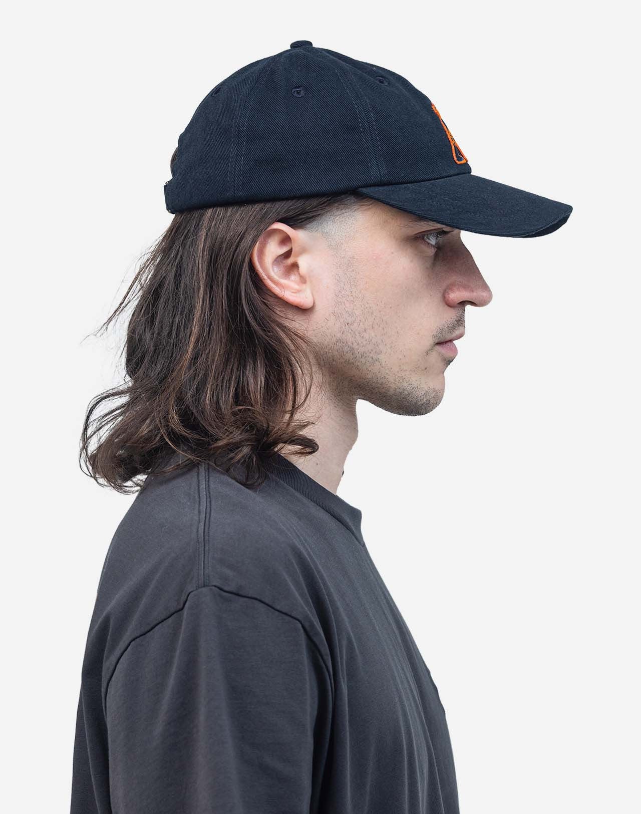 Doggy Six Panel Cap - Midnight Blue