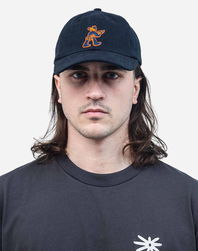 Doggy Six Panel Cap - Midnight Blue