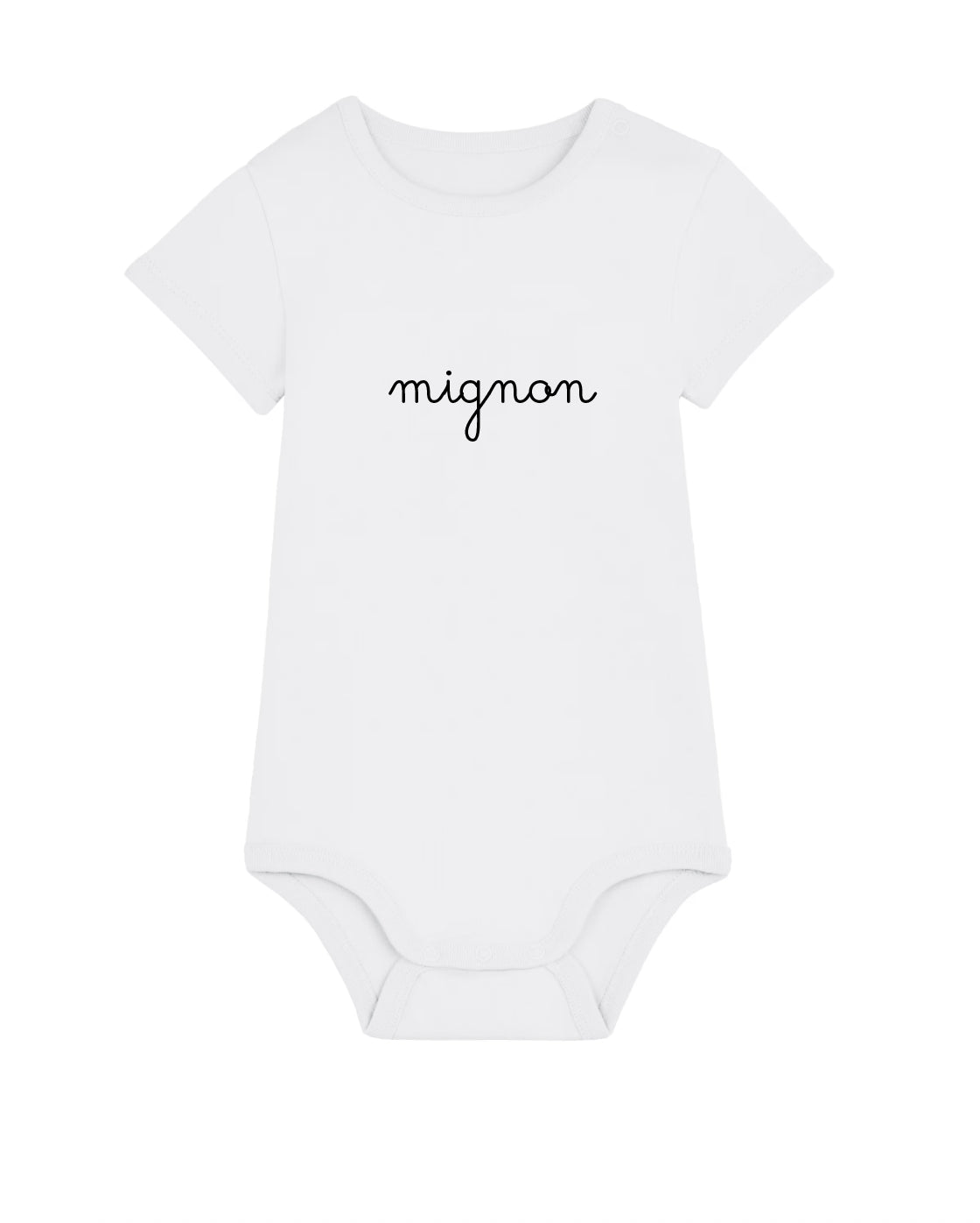 Mignon Organic Cotton Bodysuit - White