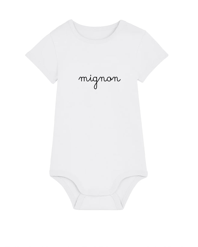 Mignon Organic Cotton Bodysuit - White