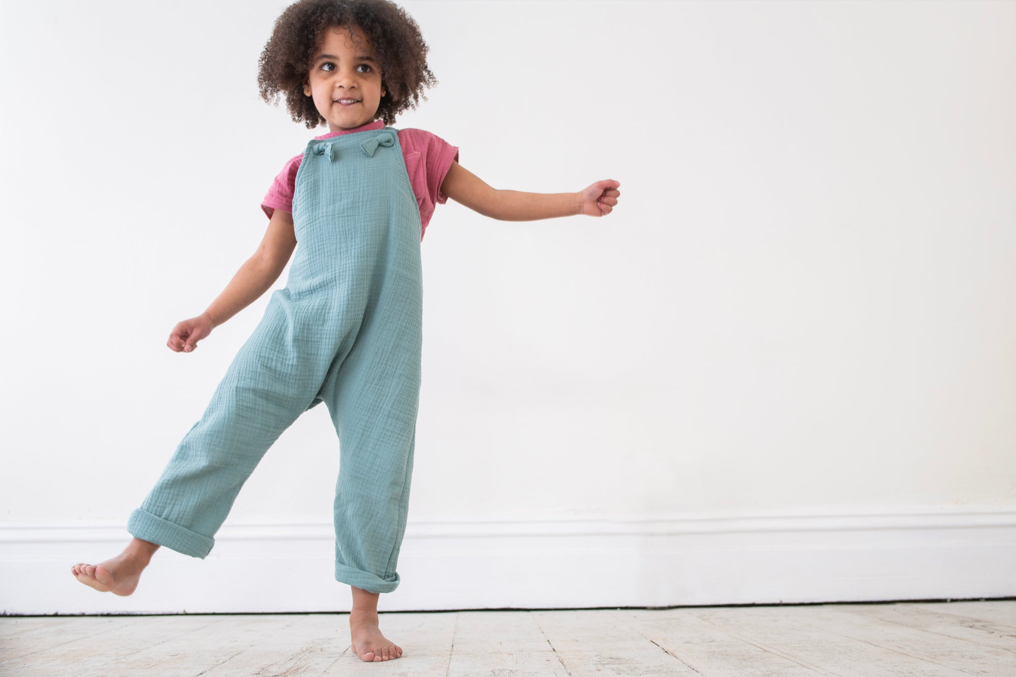 Frankie Dungarees - Mint