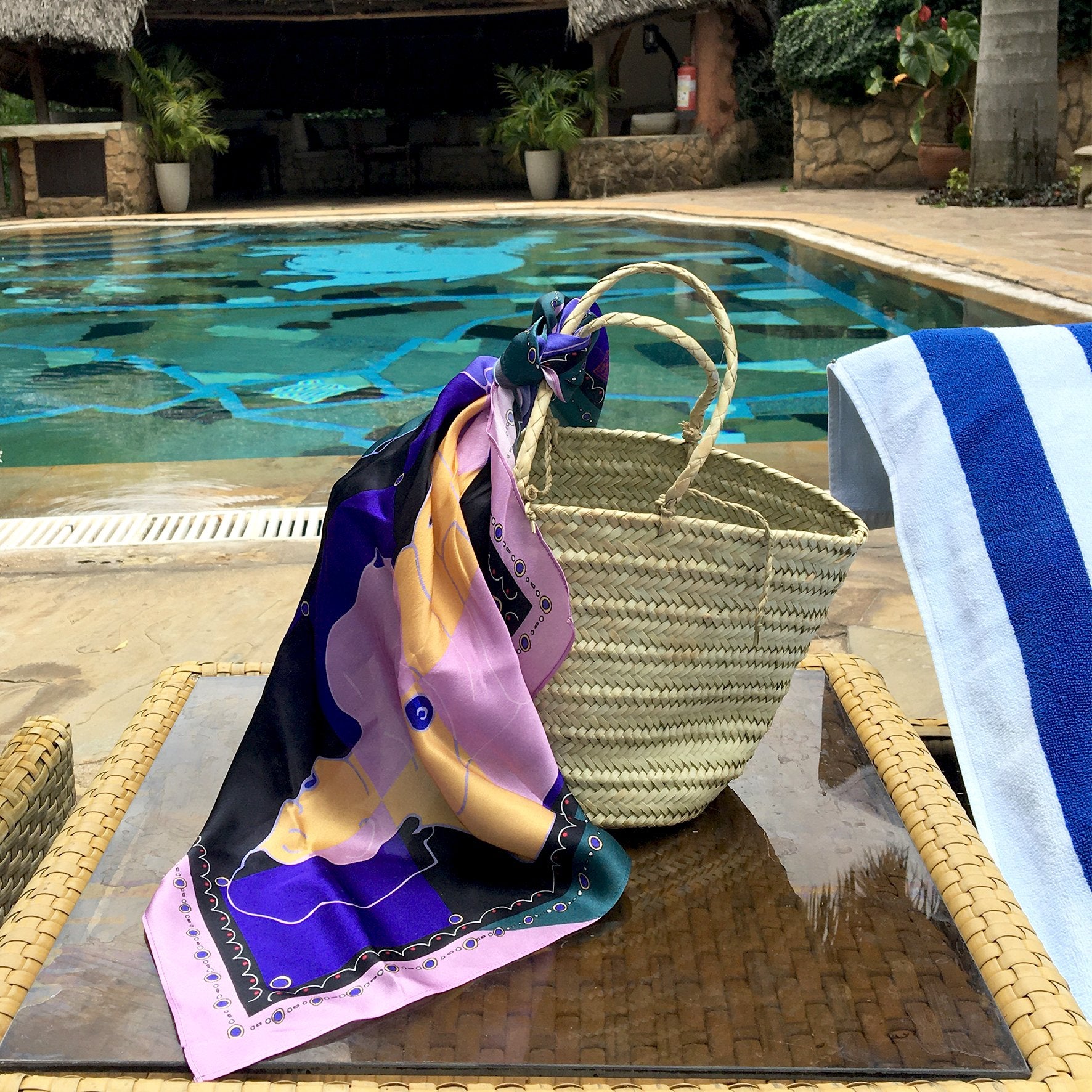 Silk Scarves - Mirrored