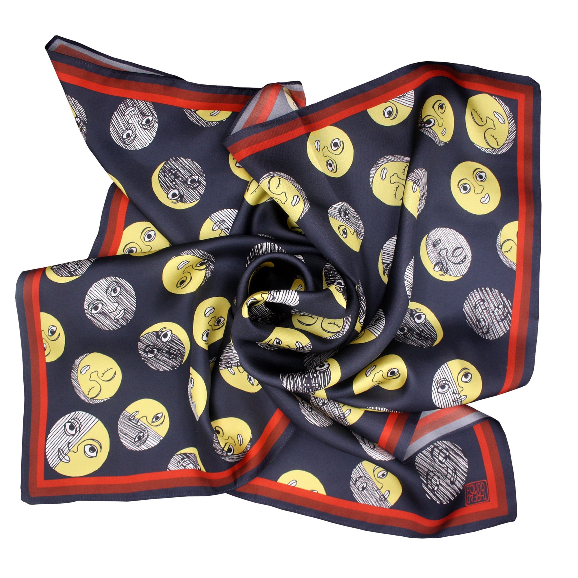 Silk Scarves - Moon Phase