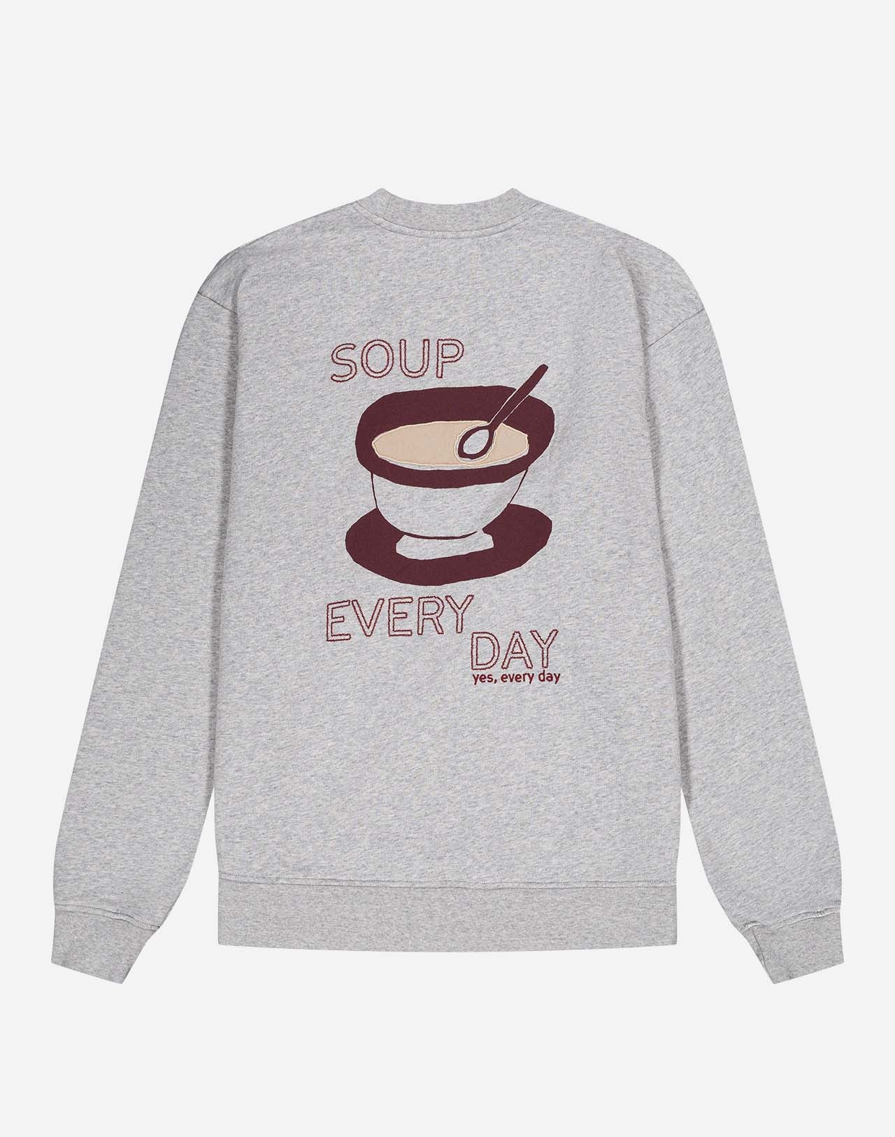 Good Soup Sweatshirt - Mottled Grey