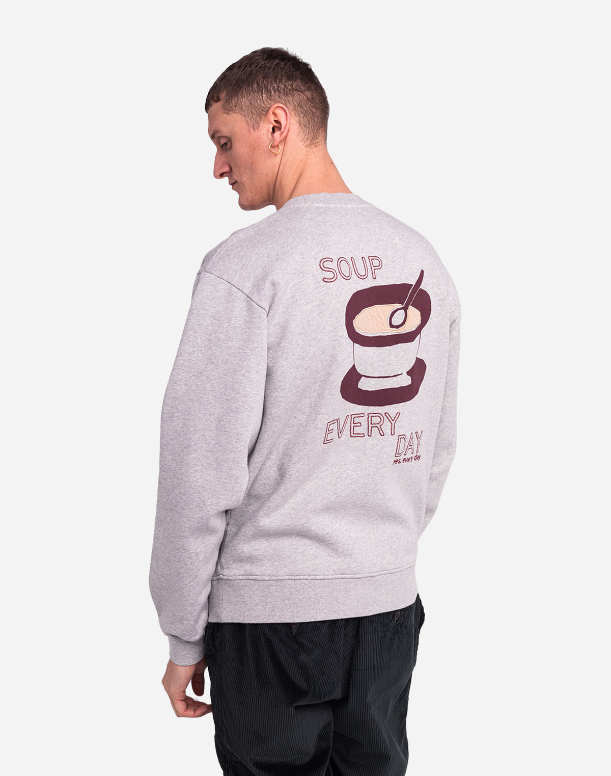 Good Soup Sweatshirt - Mottled Grey