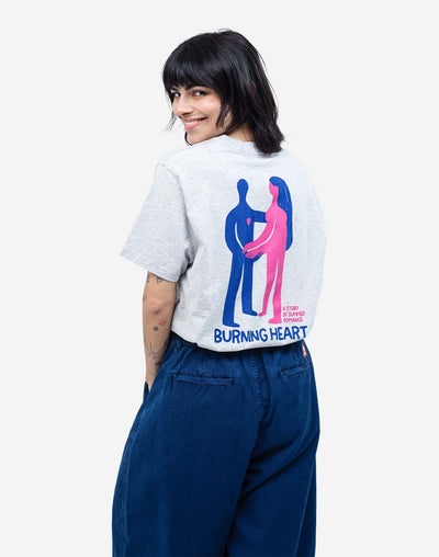 Romance T-Shirt - Mottled Grey