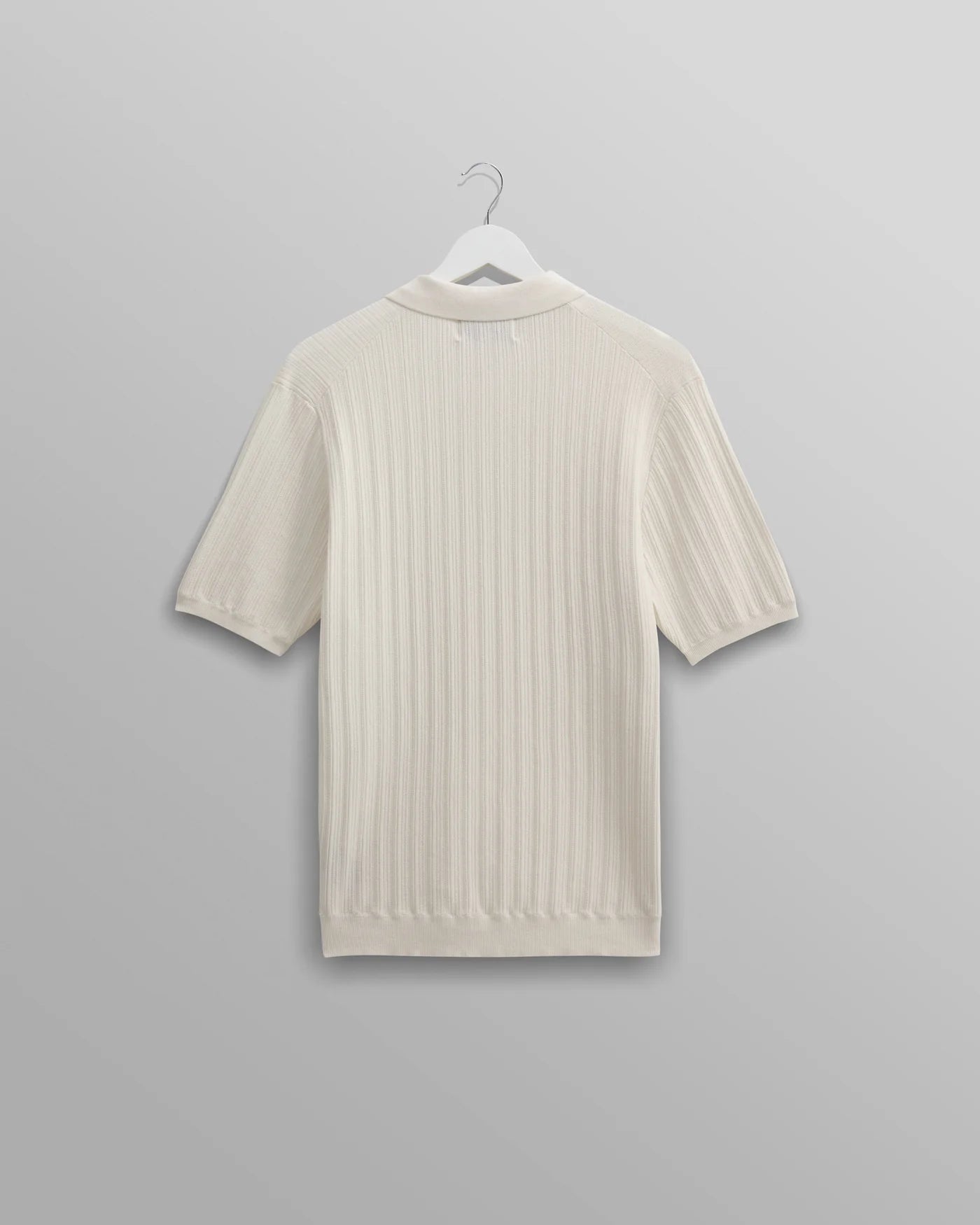Naples Knitted Polo Shirt - Ecru