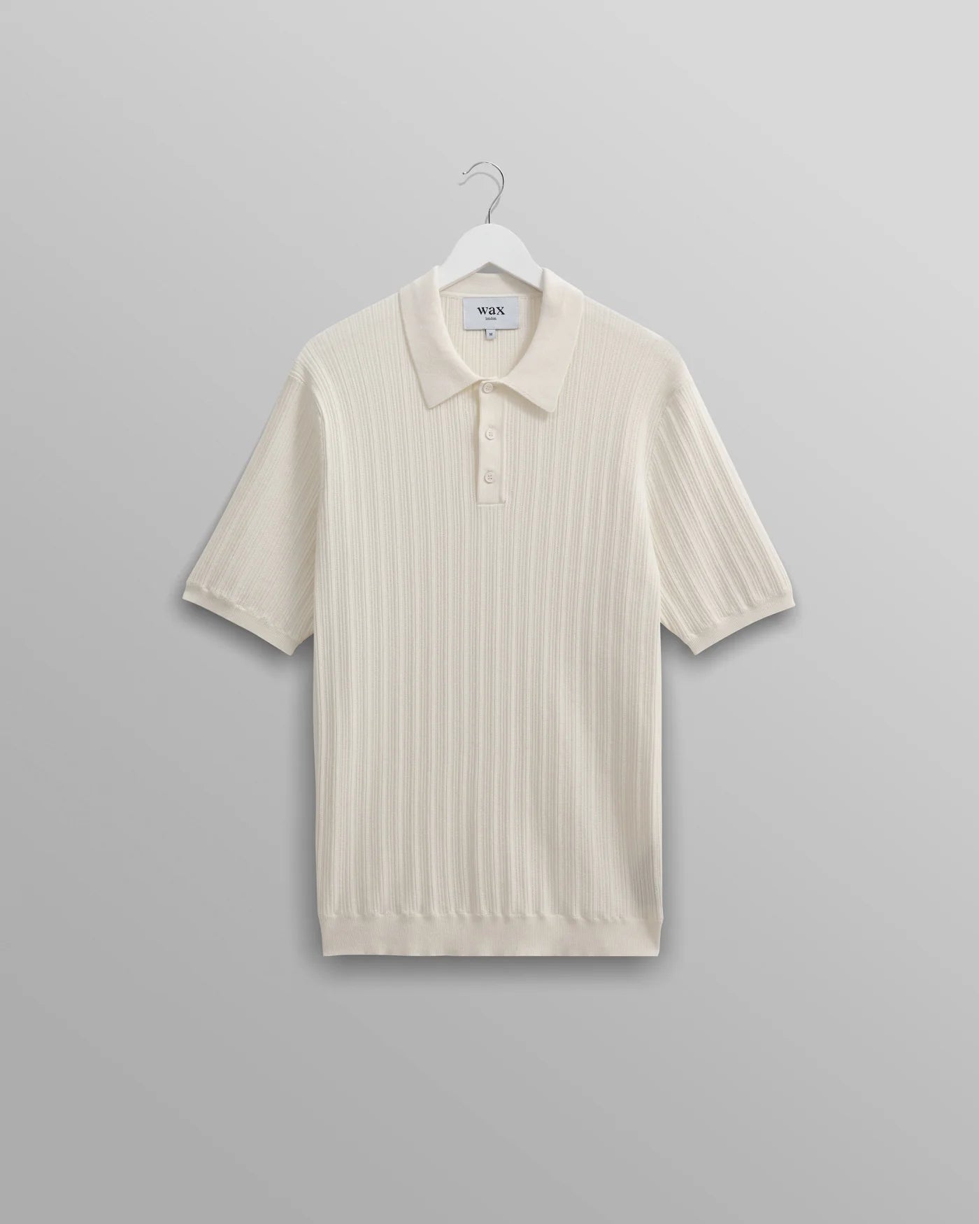 Naples Knitted Polo Shirt - Ecru