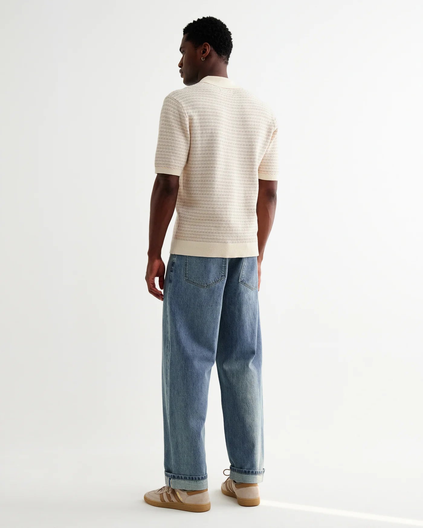Naples SS Polo - Mini Geo Natural