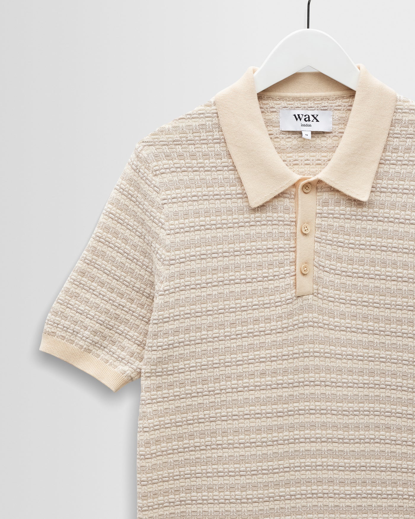 Naples SS Polo - Mini Geo Natural