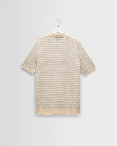 Naples SS Polo - Mini Geo Natural