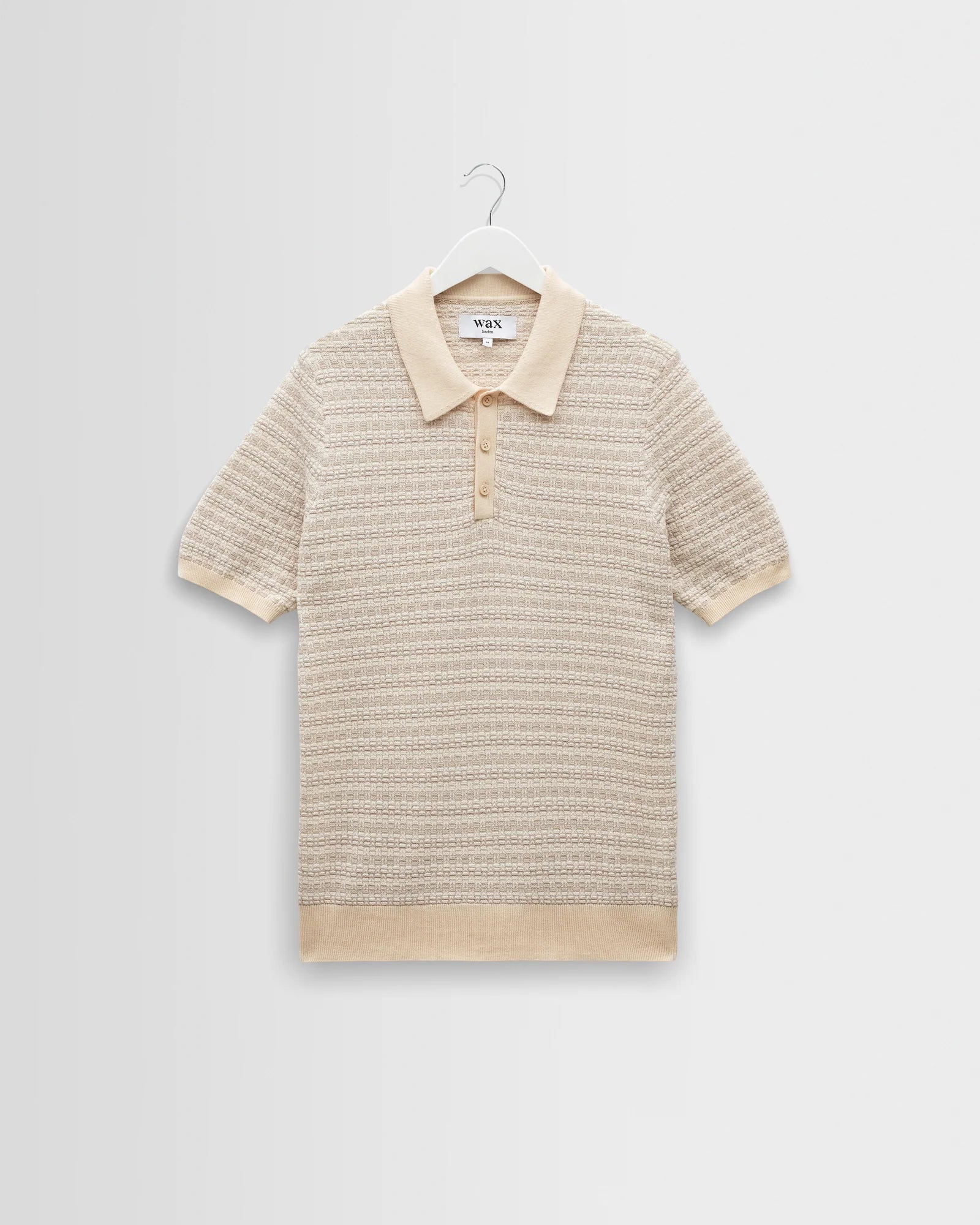 Naples SS Polo - Mini Geo Natural