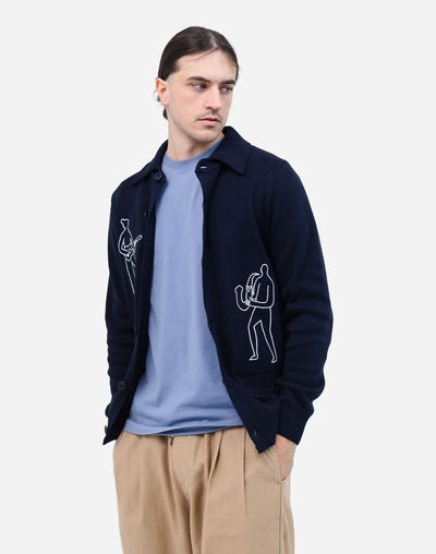 Jam Cardigan - Navy